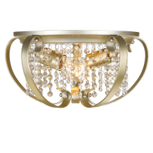 Golden Canada 1323-FM WG - Golden Lighting Ella 2-light Flush Mount in White Gold